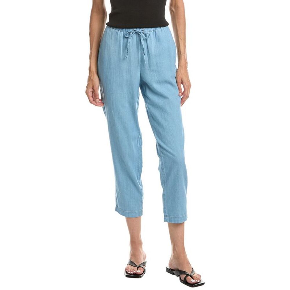 Eileen Fisher Womens Petite Tapered Ankle Pant, White